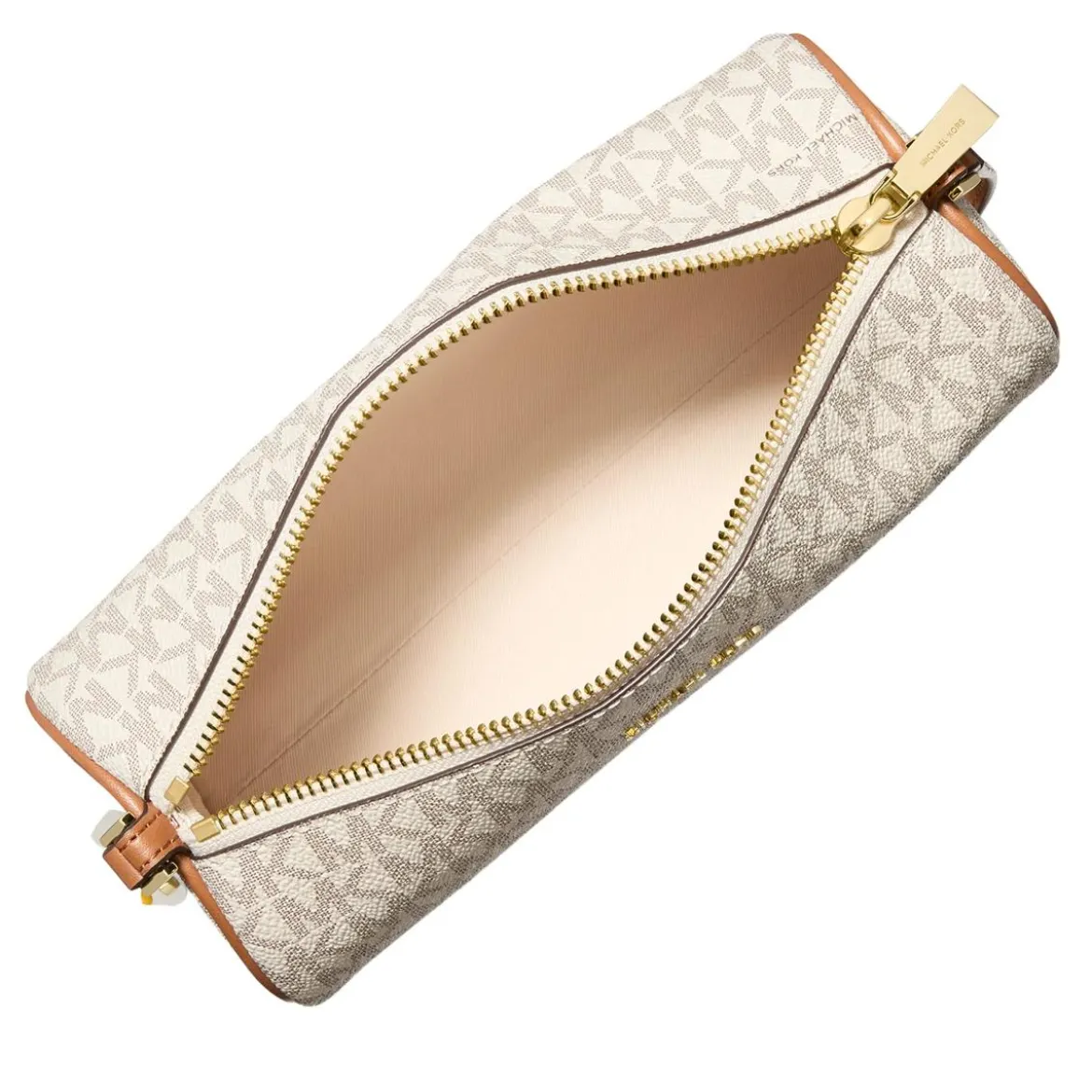 MICHAEL Michael Kors Sm Barrel Pouchette Vanilla/acrn Pochette