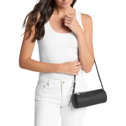 MICHAEL Michael Kors Sm Barrel Pouchette Black Pochette