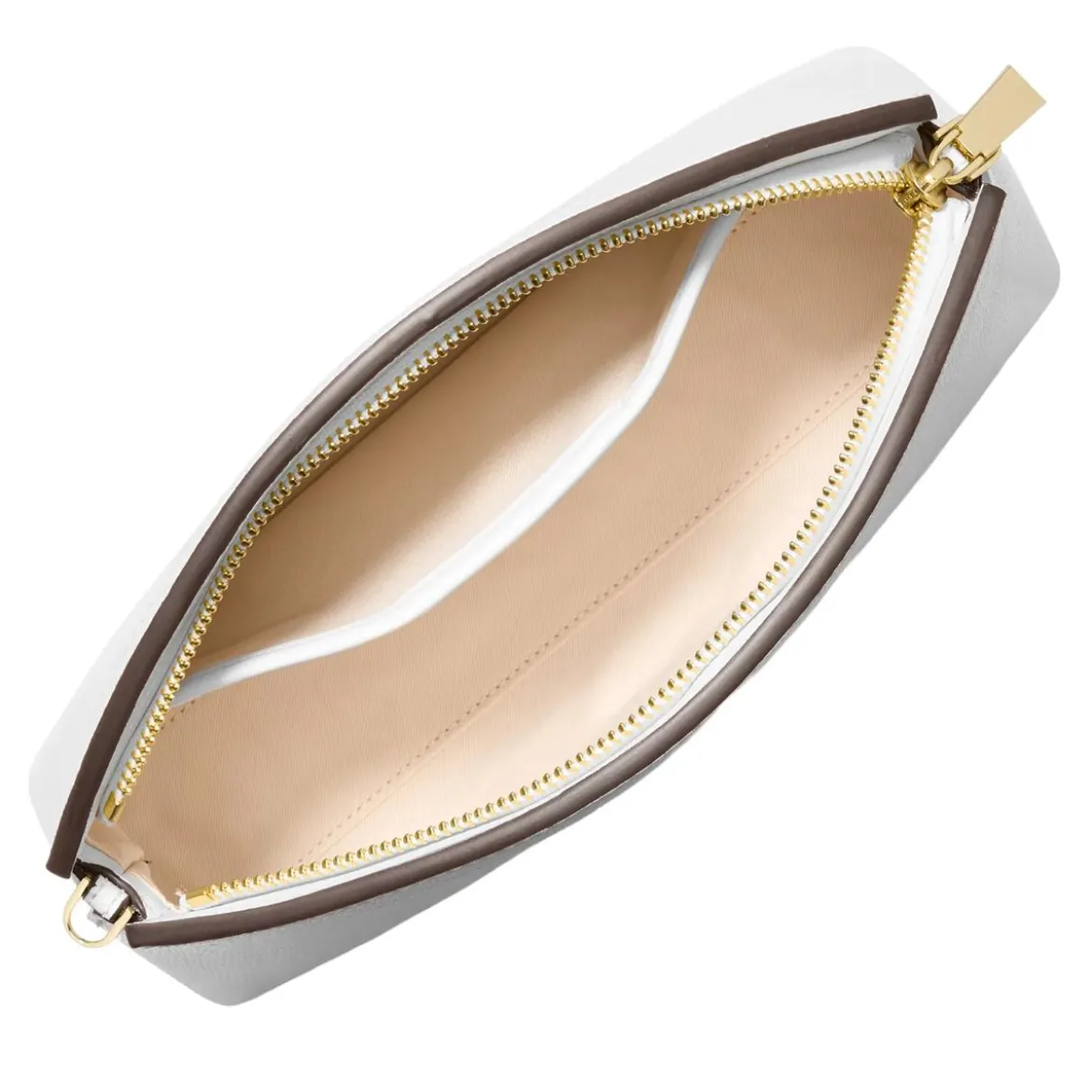 MICHAEL Michael Kors Sm Dome Chn Clutch Xbody Optic White Clutch
