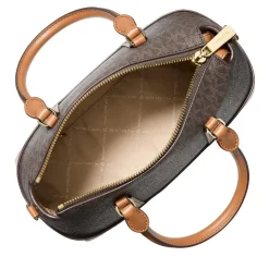 MICHAEL Michael Kors Sm Tz Satchel Brn/acorn Satchel