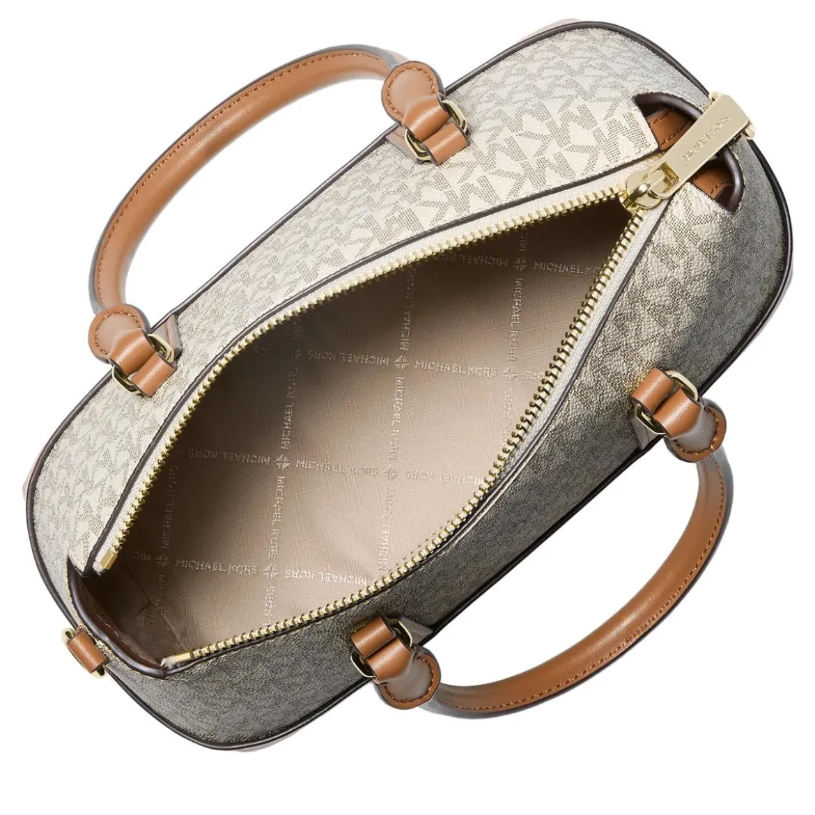 MICHAEL Michael Kors Sm Tz Satchel Vanilla/acrn Satchel
