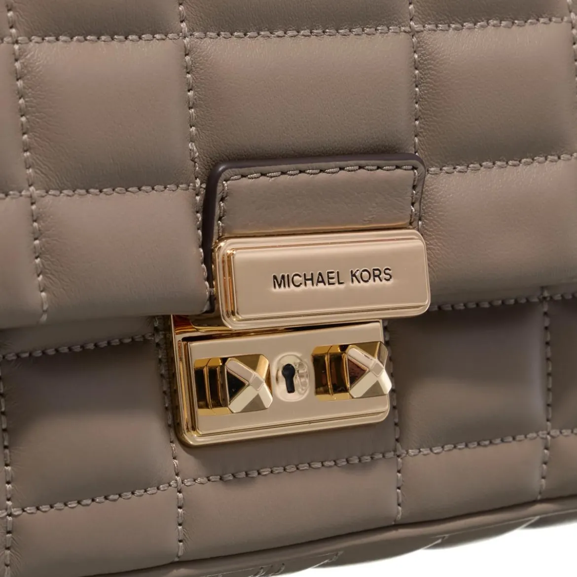 MICHAEL Michael Kors Tribeca Lg Conv Chain Shldr Birch Crossbody Bag