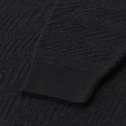 Missoni Pullover mit Polokragen schwarz Poloshirt