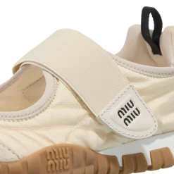 Miu Miu Tyre Ballerina Avorio Ballerinas