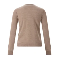 MM6 Maison Margiela Strickpullover mit Schurwolle braun T-Shirt