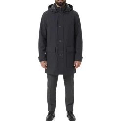 MONTECORE Parka mit Kapuze dunkelblau Übergangsjacke