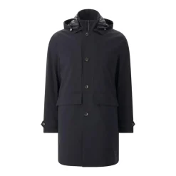 MONTECORE Parka mit Kapuze dunkelblau Übergangsjacke