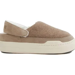 Moonboot Mb Park Felt Clogs beige Mules