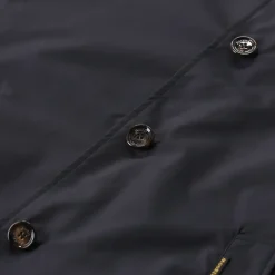 Moorer Jacke aus Materialmix blau Übergangsjacke