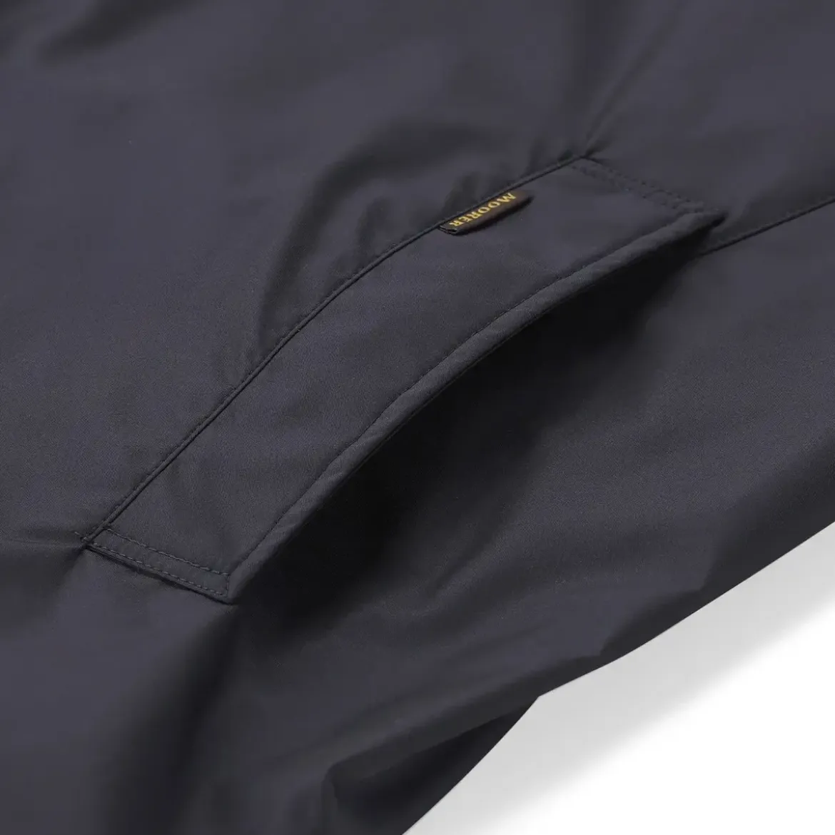 Moorer Jacke aus Materialmix blau Übergangsjacke