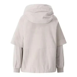 Moorer Jacke Talitha aus Veloursleder grau Übergangsjacke