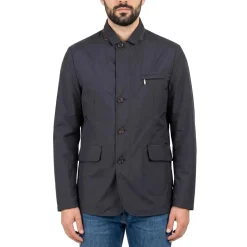 Moorer Leichte Jacke Ghiberti blau Übergangsjacke