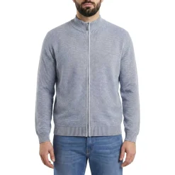Moorer Strickjacke Urbino blau Übergangsjacke