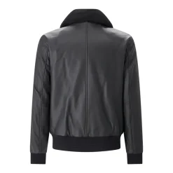 Moose Knuckles Lederjacke Toba schwarz Übergangsjacke