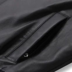 Moose Knuckles Lederjacke Toba schwarz Übergangsjacke
