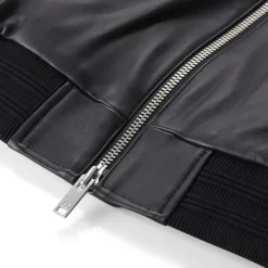 Moose Knuckles Lederjacke Toba schwarz Übergangsjacke