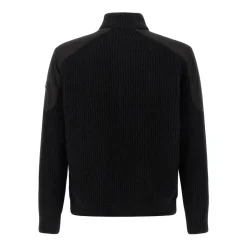 Moose Knuckles 'Magnus Knit Hybrid' Bomber Jacket Black Übergangsjacke