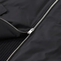 Moose Knuckles 'Magnus Knit Hybrid' Bomber Jacket Black Übergangsjacke