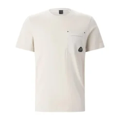 Moose Knuckles T-Shirt mit Logo beige T-Shirt