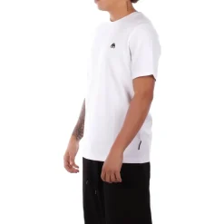 Moose Knuckles T-Shirts And Polos White Weiß T-Shirt