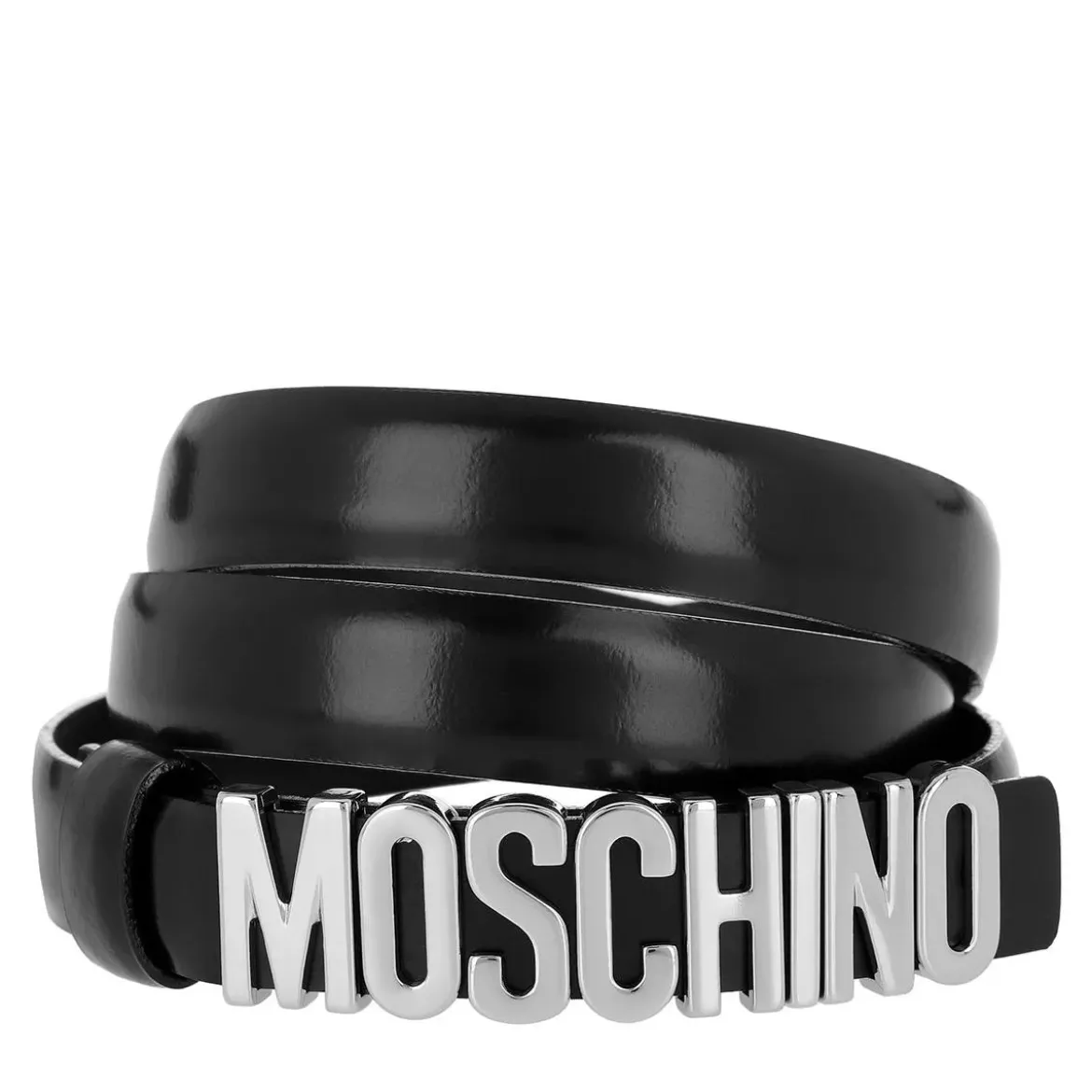 Moschino Belt Black Dünner Gürtel