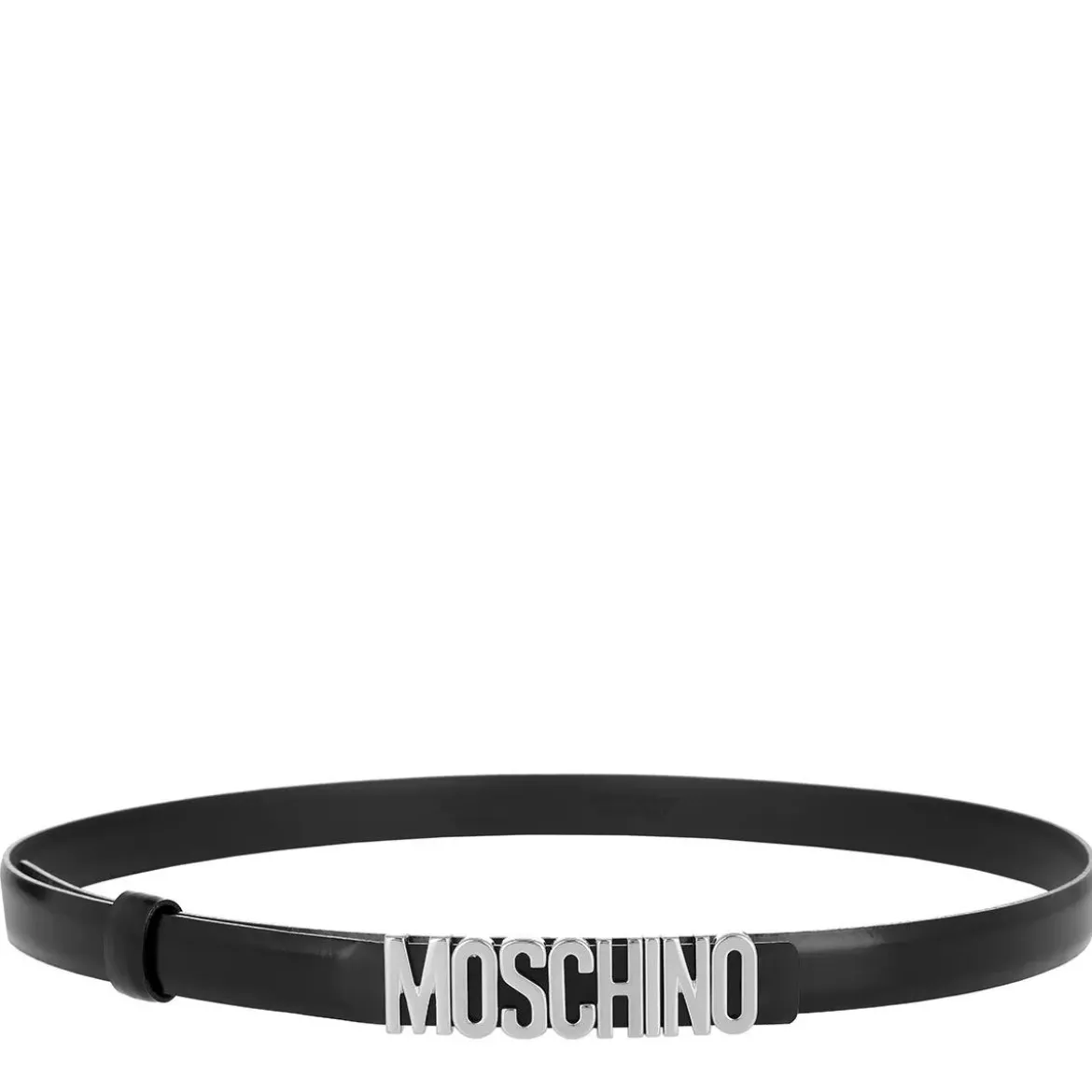 Moschino Belt Black Dünner Gürtel