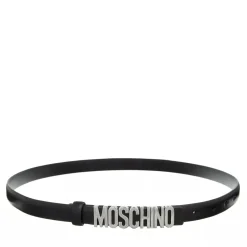 Moschino Belt Black Ledergürtel