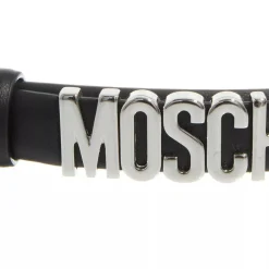 Moschino Belt Black Ledergürtel