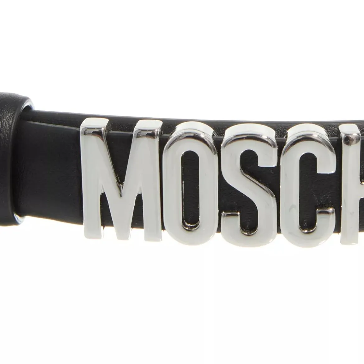 Moschino Belt Black Ledergürtel