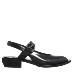 Moschino Big Buckles Nero Mary Janes