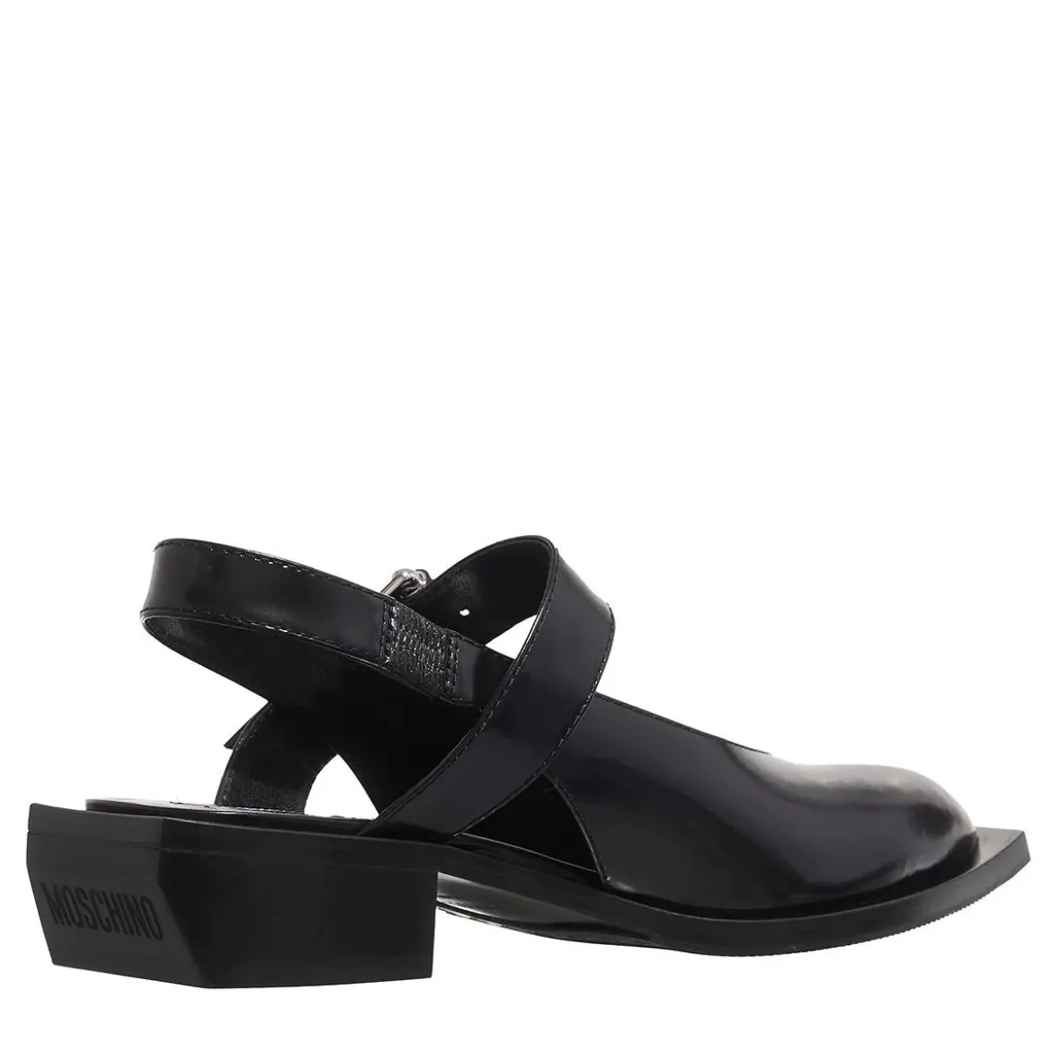 Moschino Big Buckles Nero Mary Janes