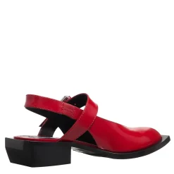 Moschino Big Buckles Rosso Mary Janes