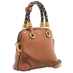 Moschino Braided Cord Cuoio Minitasche