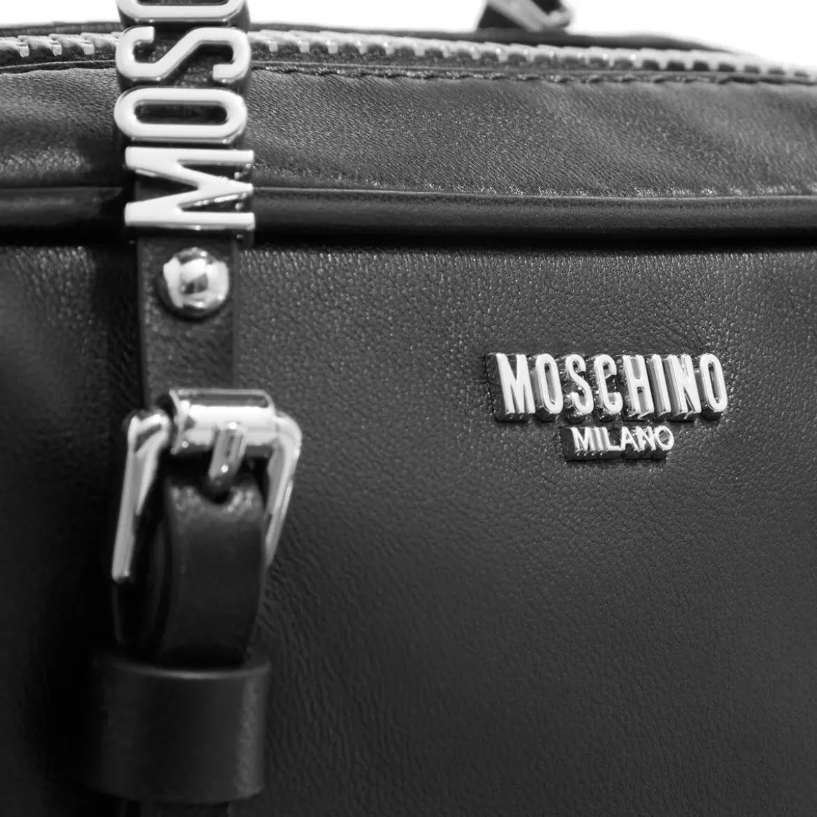 Moschino Mini Lettering Nero Minitasche