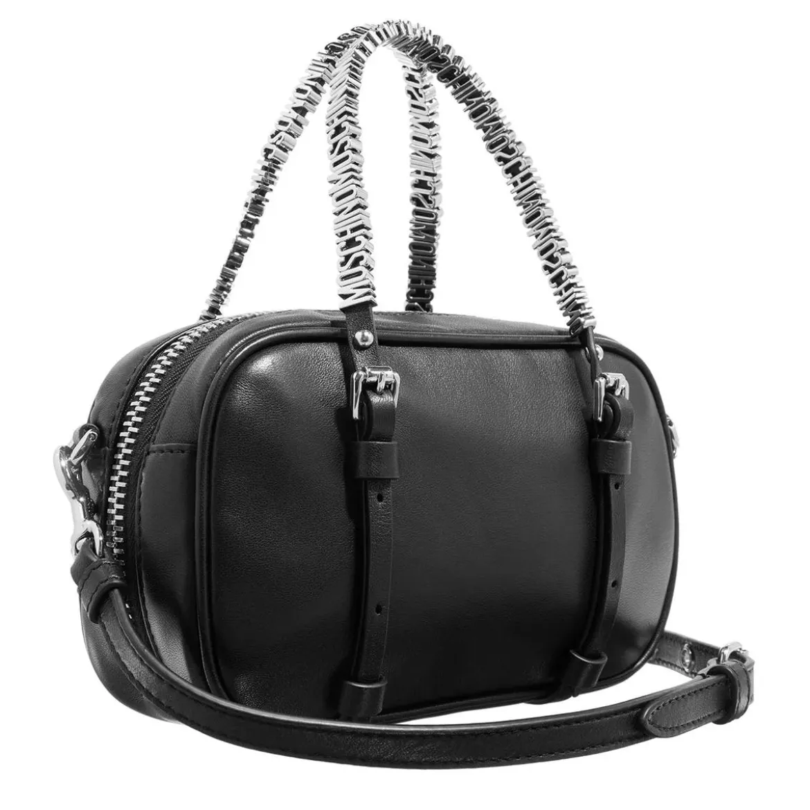 Moschino Mini Lettering Nero Minitasche