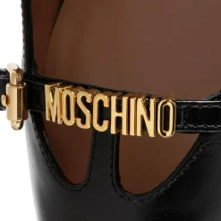 Moschino Mini Lettering Nero Pumps