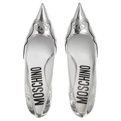 Moschino Scarpa Donna Argento Pumps