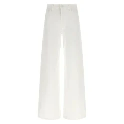 Mother Jeans The Rerun Zip Sneak weiß Jeans