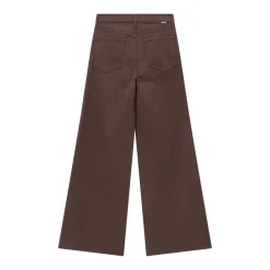 Mother Jeans The Undercover Sneak braun Wide Leg Jeans