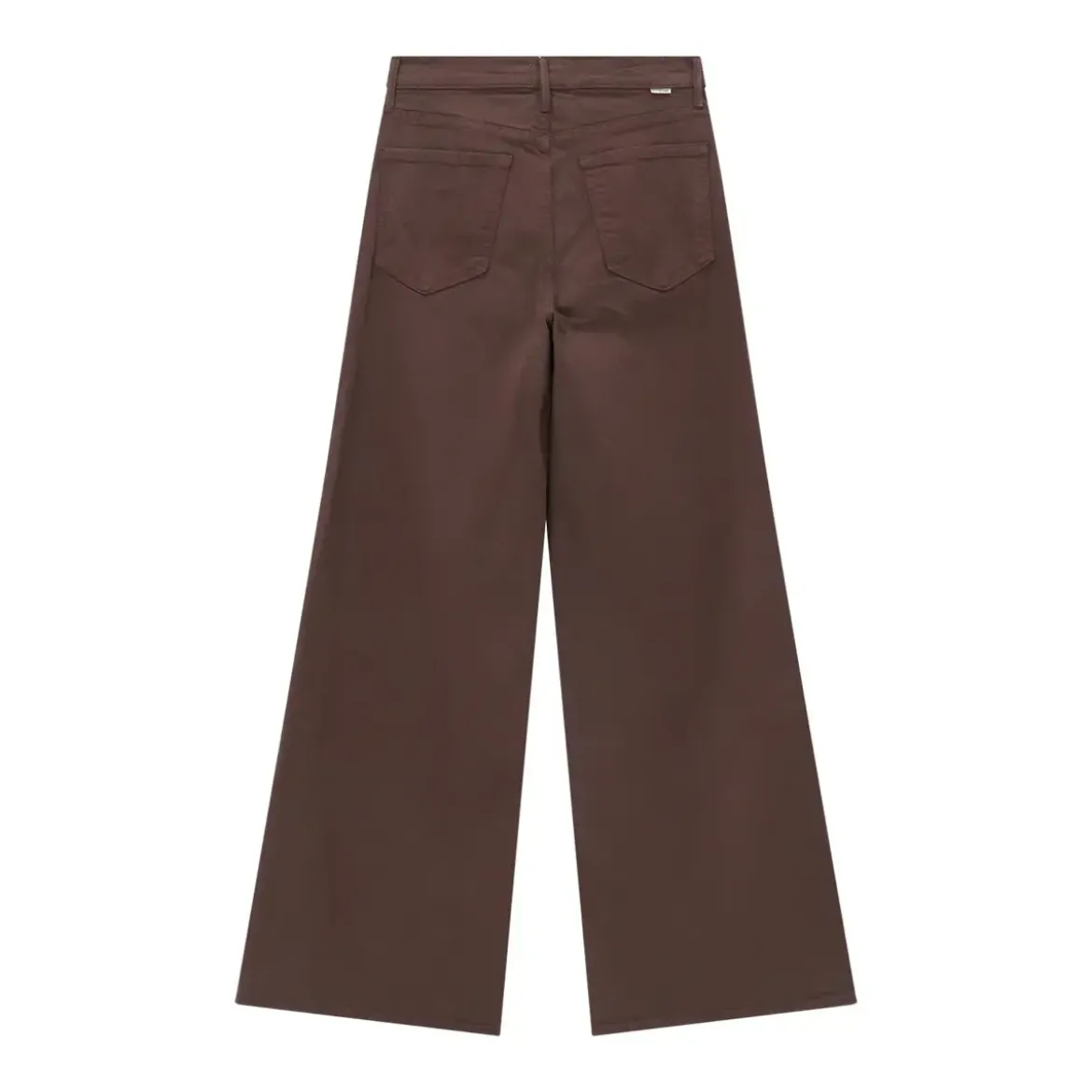 Mother Jeans The Undercover Sneak braun Wide Leg Jeans