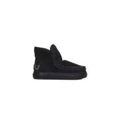 Mou Eskimo Sneakers With Glitter Black Winterboots
