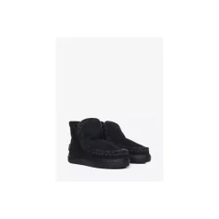 Mou Eskimo Sneakers With Glitter Black Winterboots