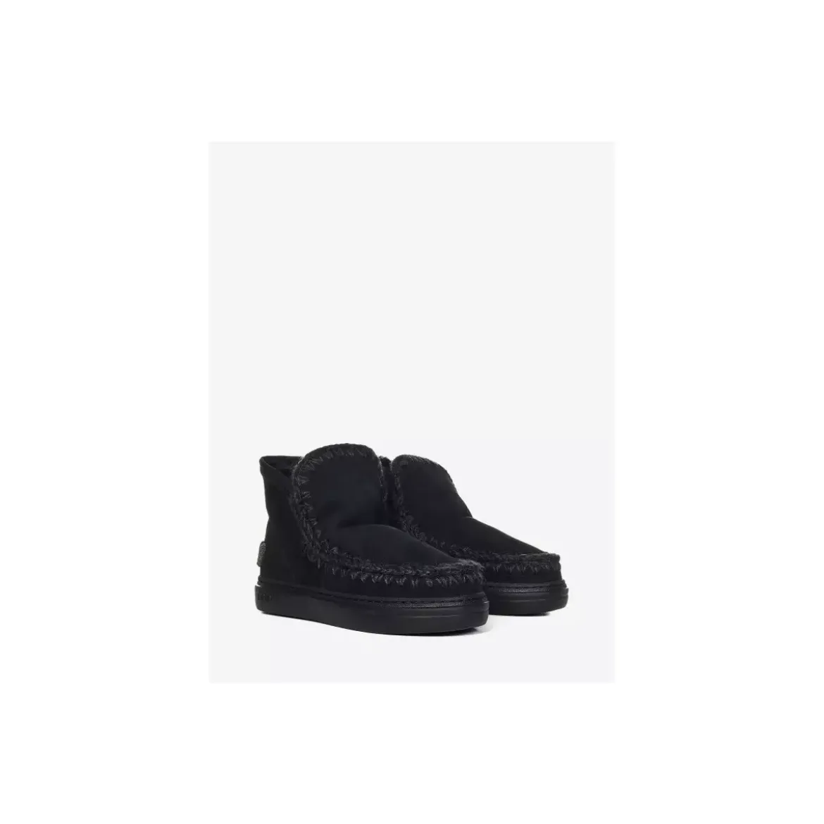 Mou Eskimo Sneakers With Glitter Black Winterboots
