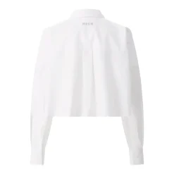 MSGM Hemdbluse Camica aus Baumwolle weiß Bluse