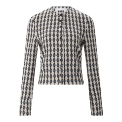 MSGM Jacke aus Schurwolle grau Blazer