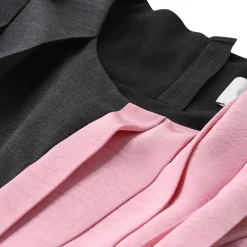 MSGM Maxikleid Abito aus Woll-Mix pink Maxikleid