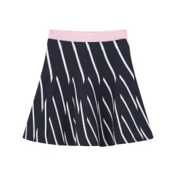 MSGM Minirock mit Streifendesign dunkelblau Minirock