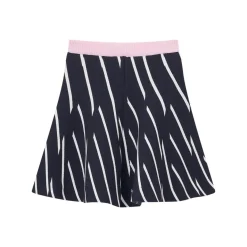 MSGM Minirock mit Streifendesign dunkelblau Minirock