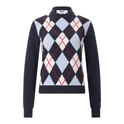 MSGM Pullover Maglia aus Merinowolle & Kaschmir braun
