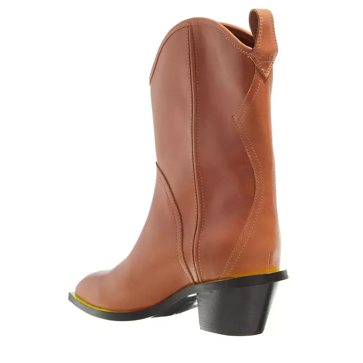 MSGM Stivale Donna Boot Brown Stiefeletten